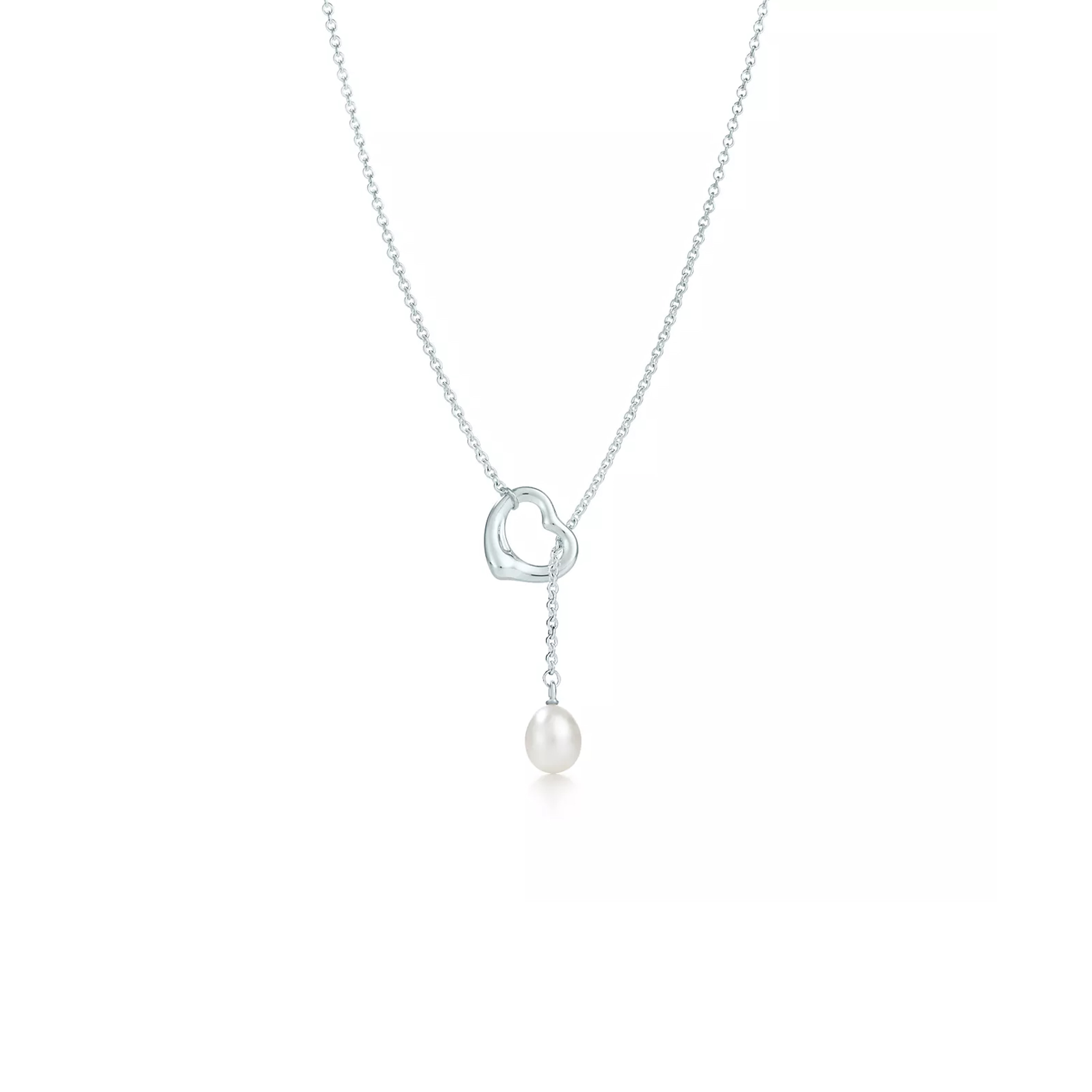 TIFFANY ELSA PERETTI® OPEN HEART LARIAT NECKLACE 60134530